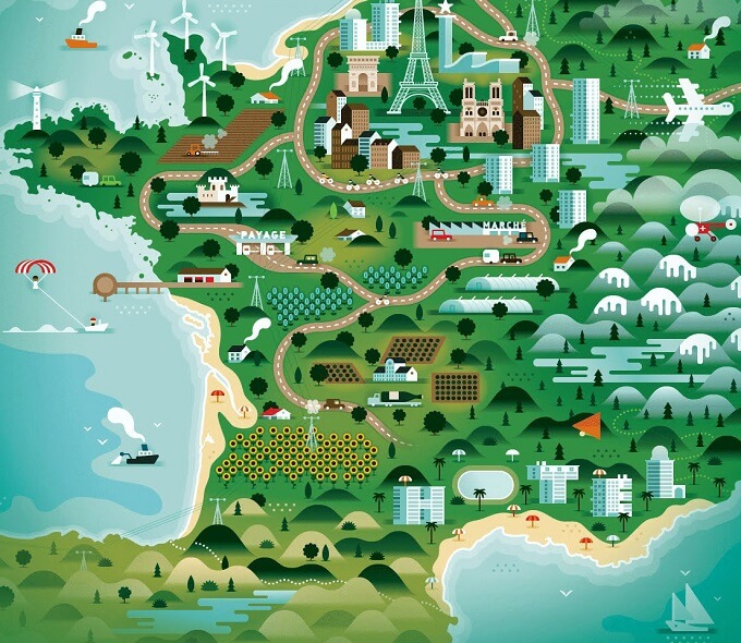Discover 6 French regions !