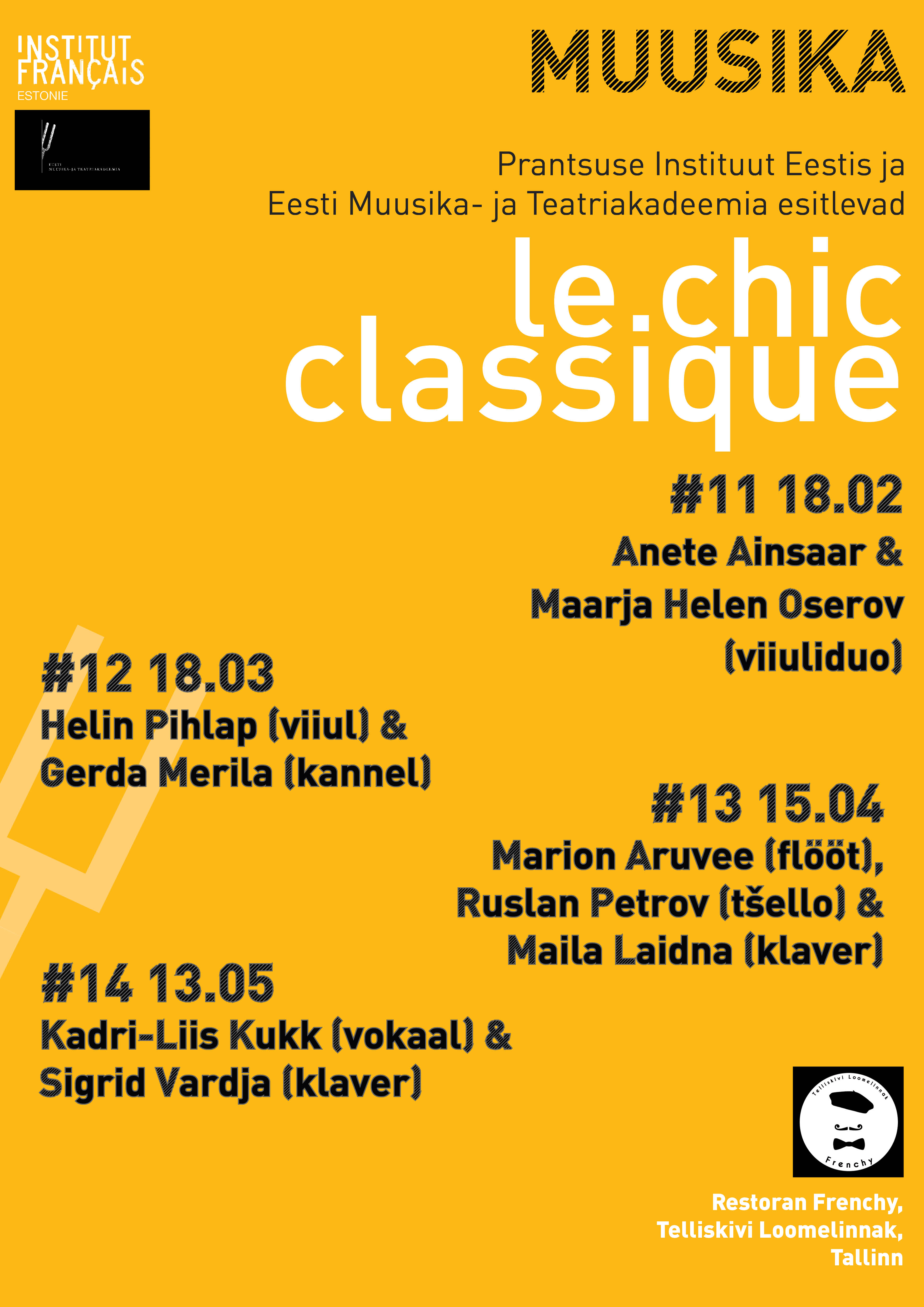 Le Chic Classique // février – mai 2015