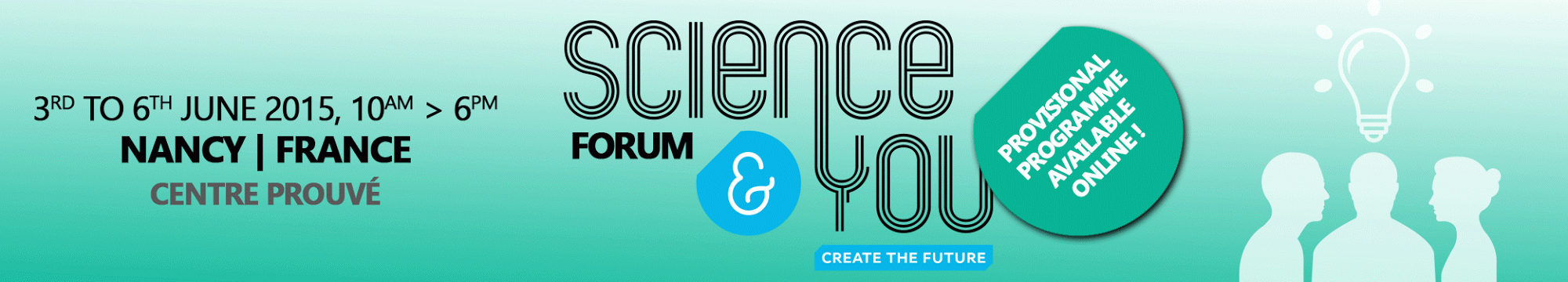 Science & You – Le pré-programme du Forum « Sciences & Cultures » est en ligne !