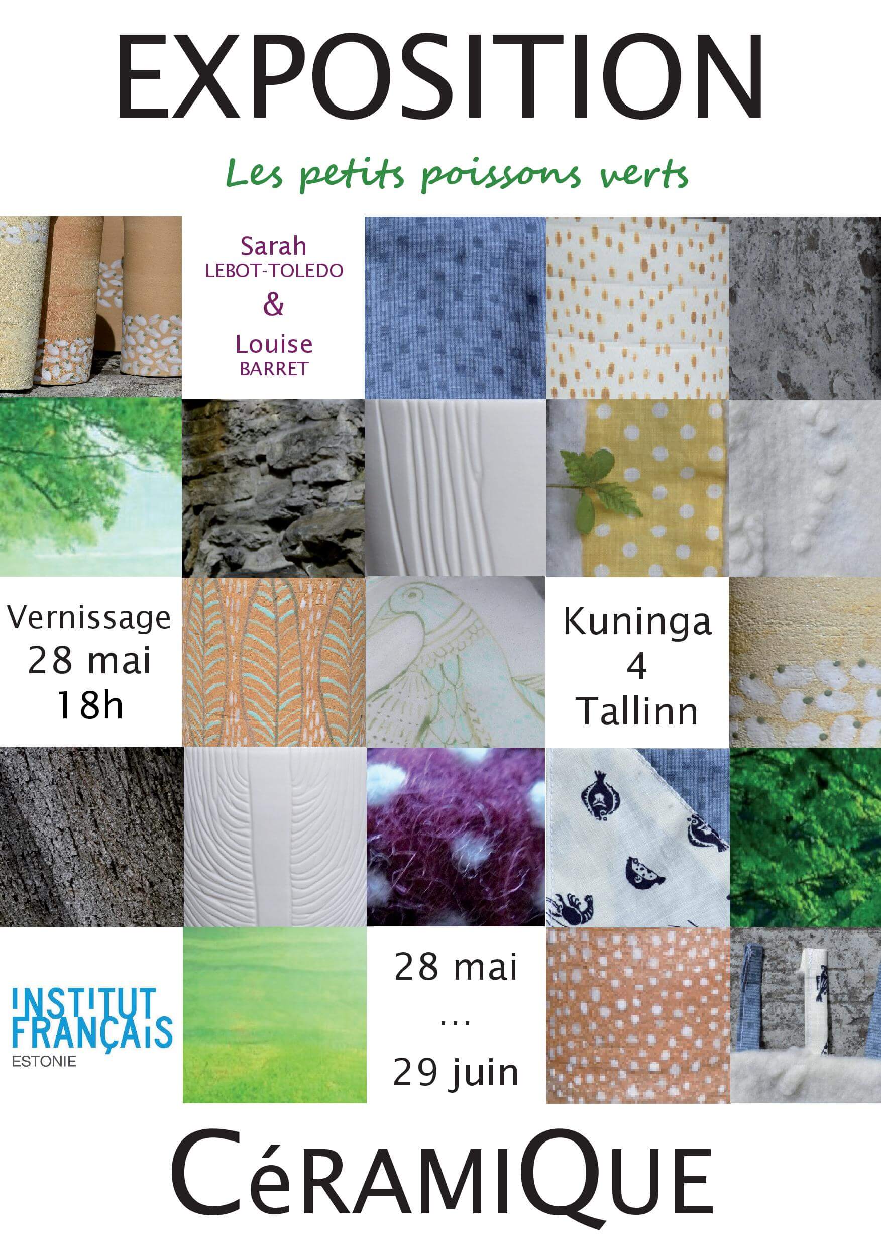 EXPO // Sarah Lebot-Toledo & Louise Barret // « Les Petits poissons verts » // 28.05 – 29.06