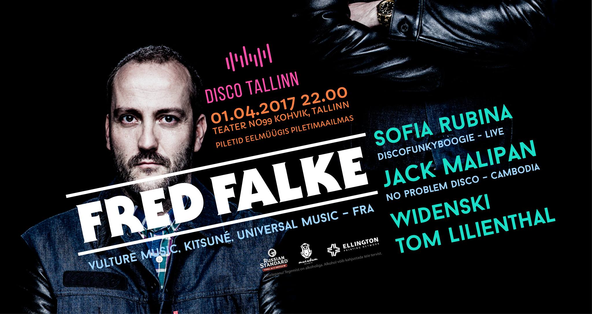 Disco Tallin reçoit le DJ français Fred Falke