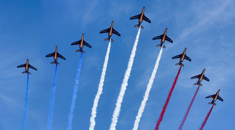 Le 14 juillet en France, célébration de la prise de la Bastille et de la Fête de la Fédération