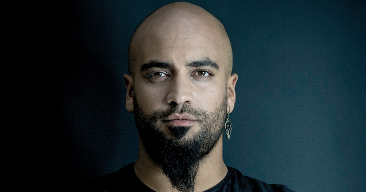 Bastien Picot avec le groupe Aurus au festival Juu Jääb