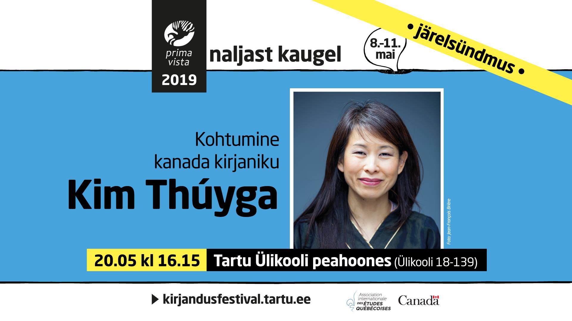 La talentueuse écrivaine canadienne Kim Thúy à Tartu