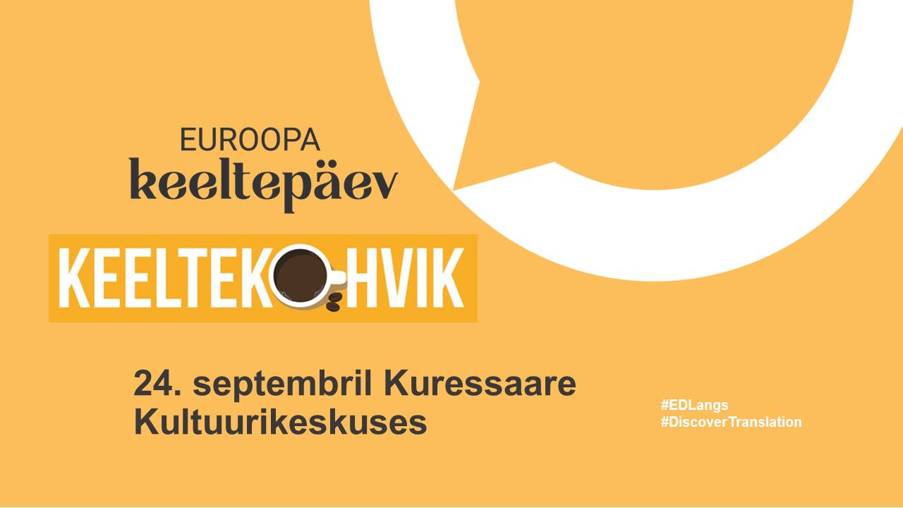 Journée européenne des langues : café des langues à Kuressaare