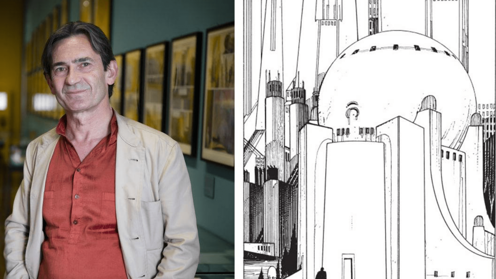 Conférence de Benoît Peeters : architecture dans les romans graphiques