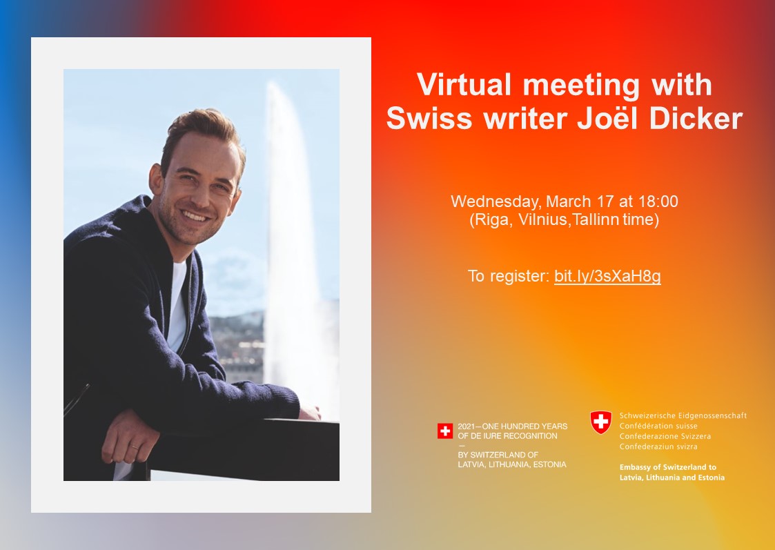 Rencontre virtuelle avec l&rsquo;écrivain suisse Joël Dicker