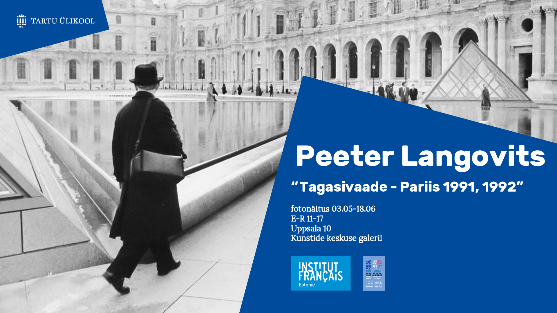 Peeter Langovitsi fotonäitus 90ndate alguse Pariisist TÜ kunstide keskuses