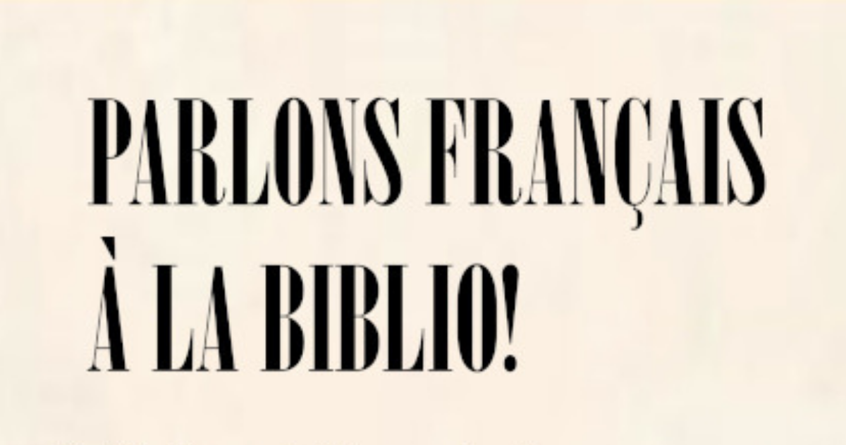 Café de langue à Tartu – Parlons français à la biblio !