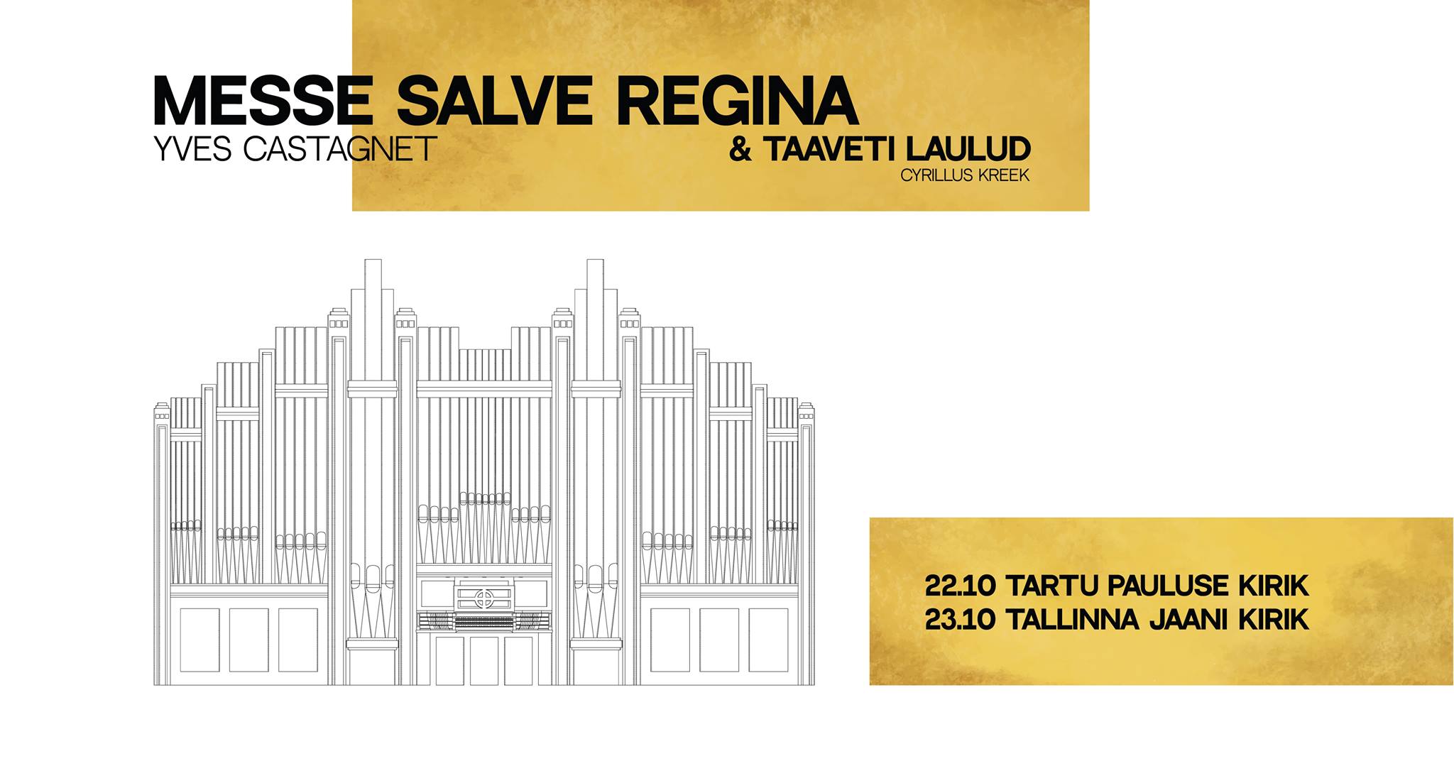 La messe « Salve Regina » d&rsquo;Yves Castagnet en Estonie