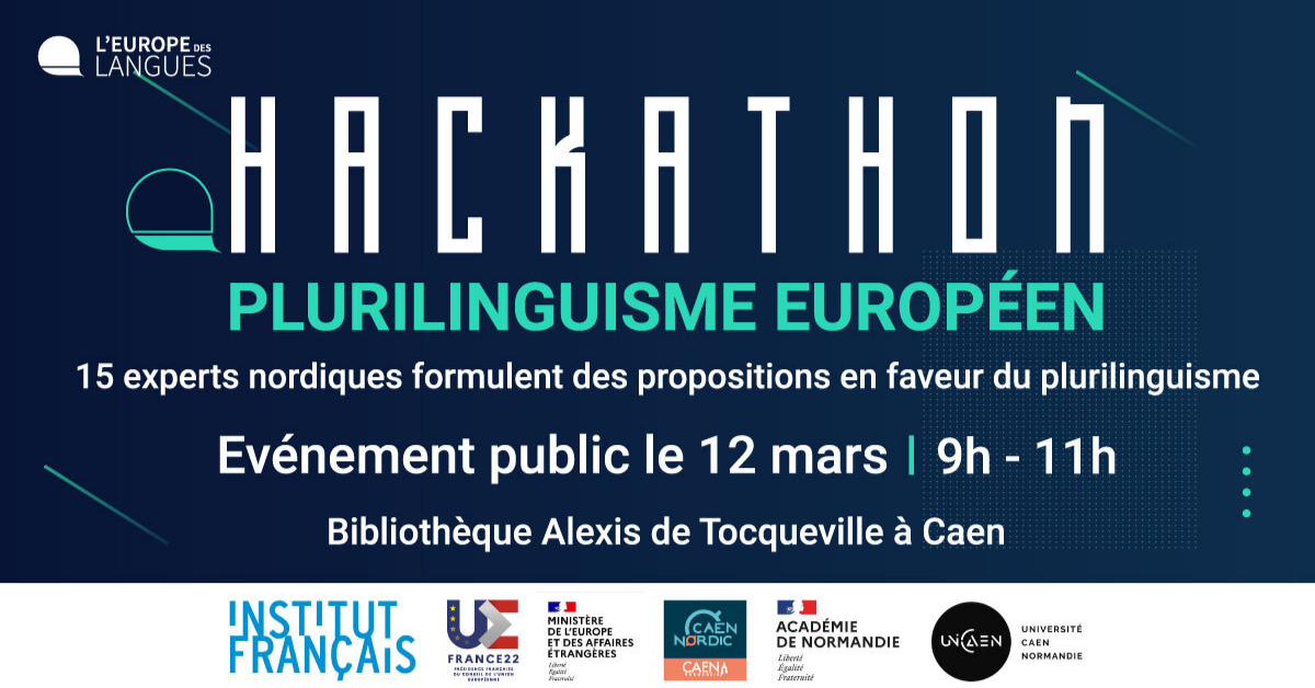 Hackathon Caen Nordic | Des propositions en faveur du plurilinguisme à l&rsquo;école