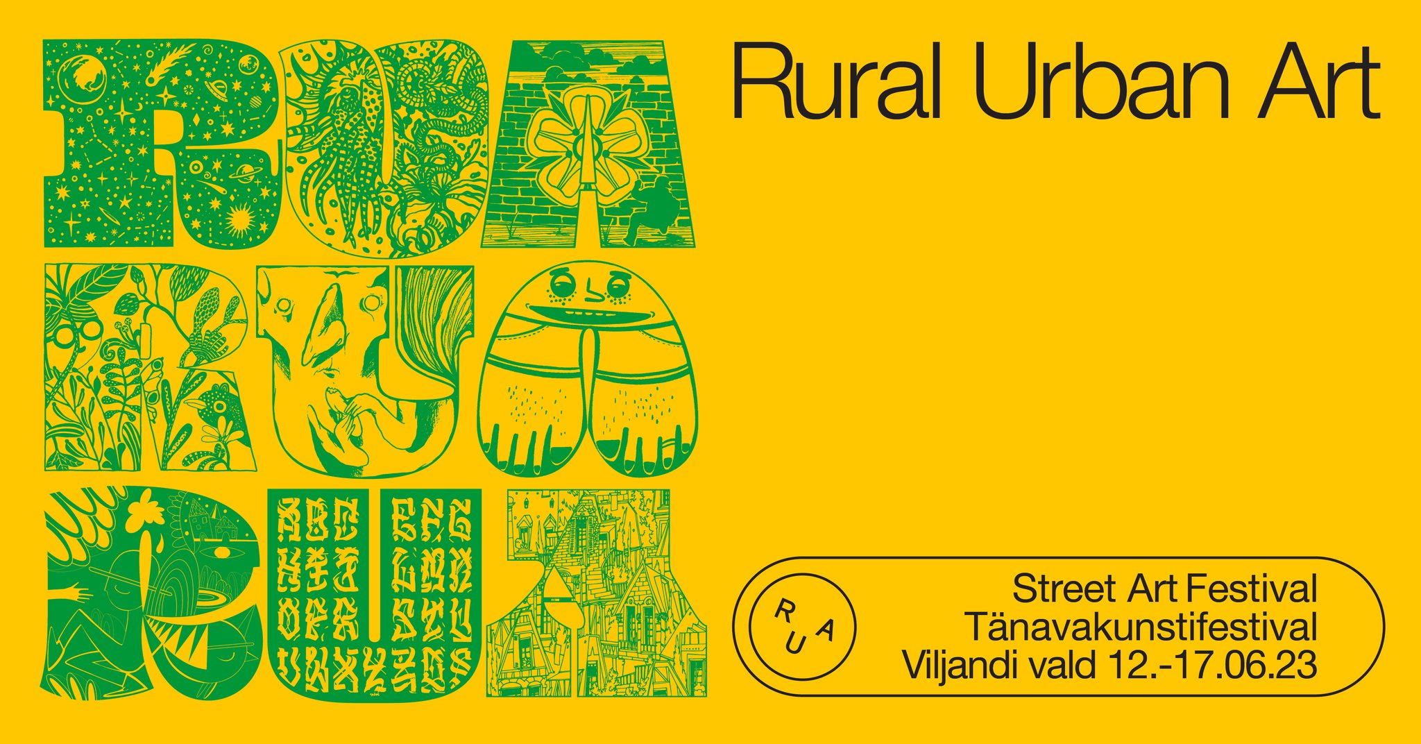 Des street artistes français au Festival Rural Urban Art RUA 2023