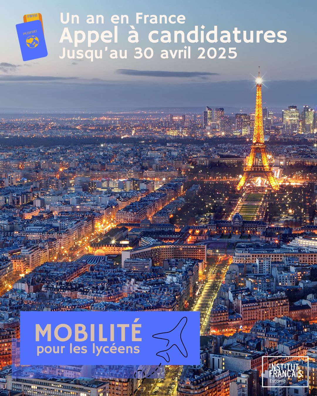 Appel à candidatures mobilité pour les lycéens &lsquo;Un an en France&rsquo; jusqu&rsquo;au 30 avril !