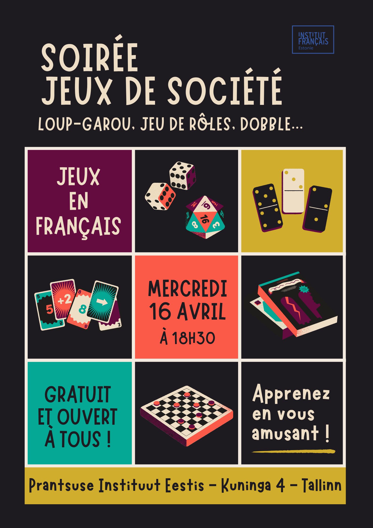 Soirée Jeux à l&rsquo;IFE !