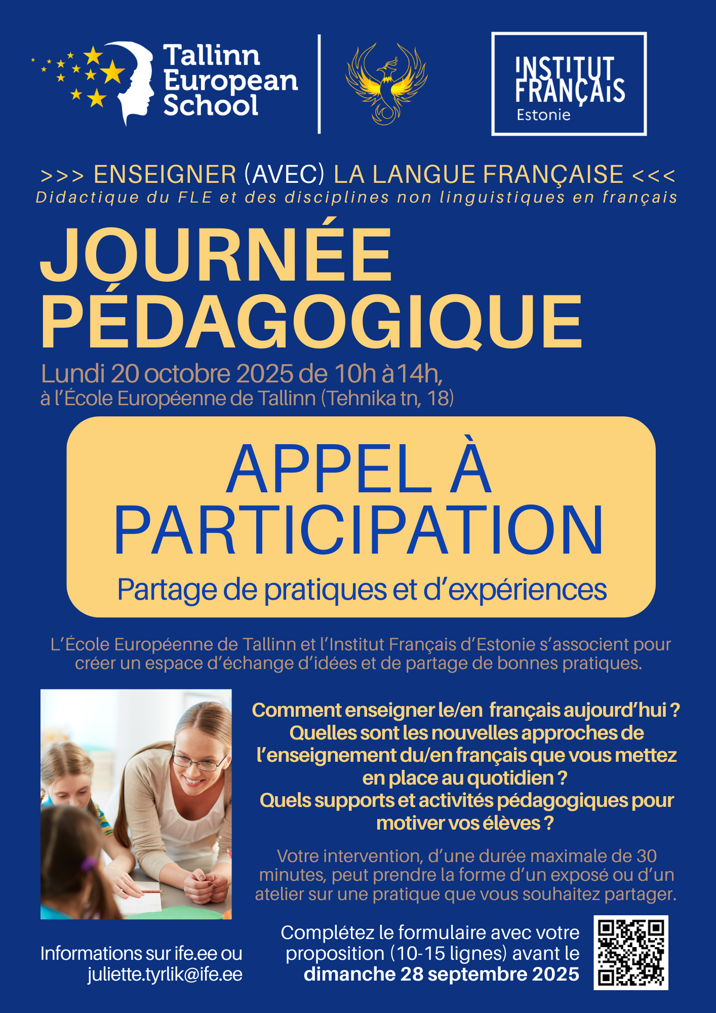 Appel à participation : Journée pédagogique FLE