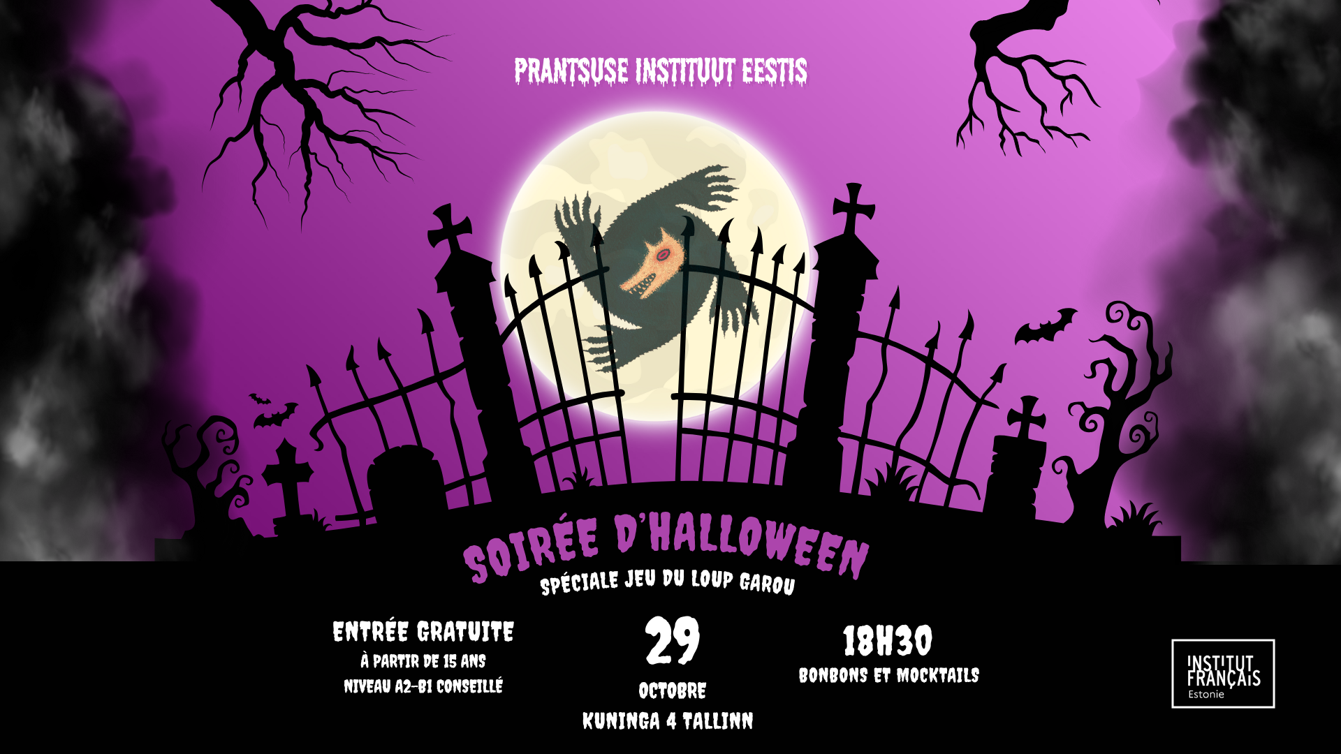 Venez fêter Halloween à l&rsquo;Institut Français !