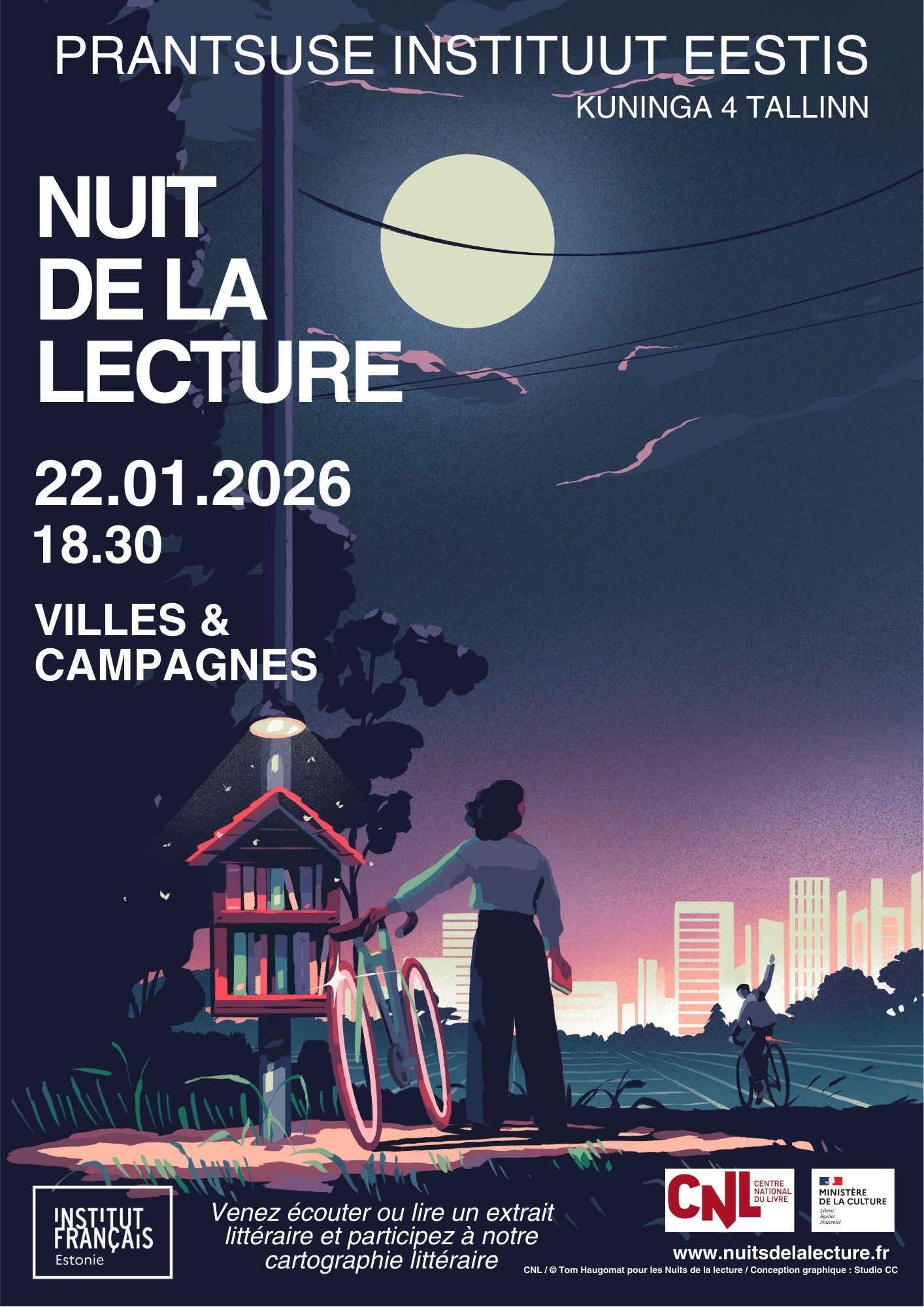Venez célebrer la nuit de la lecture !